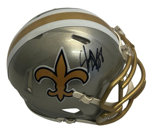 Jeremy Shockey autographed signed mini helmet New Orleans Saints PSA