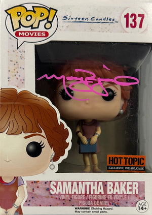 Molly Ringwald autographed signed Funko Pop Sixteen Candles Samantha JSA COA