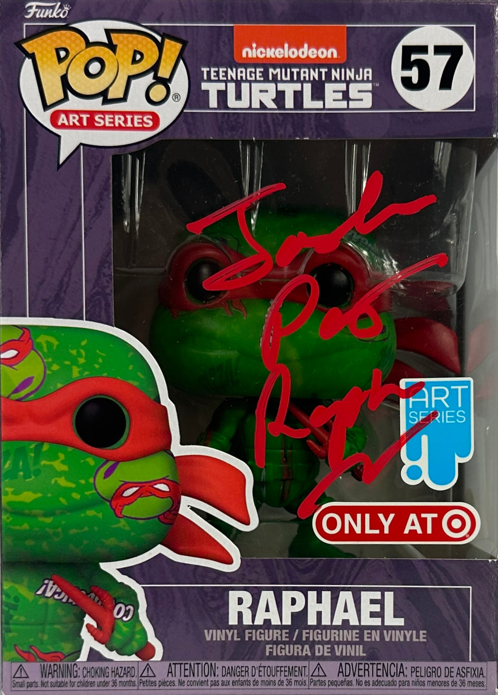 Josh Pais autographed inscribed Funko Pop #57 JSA Teenage Mutant Ninja Turtles