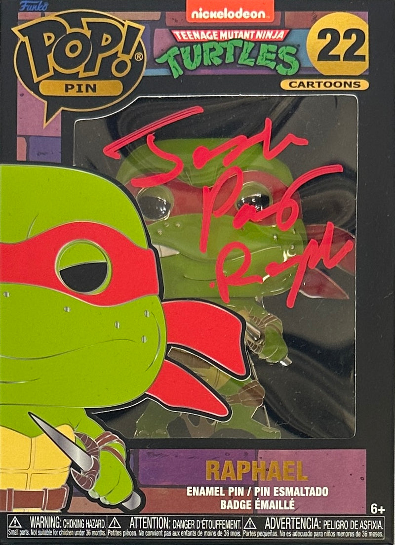 Josh Pais autographed inscribed Funko Pin #22 JSA Teenage Mutant Ninja Turtles