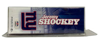 Jeremy Shockey autographed signed New York Giants action figure PSA