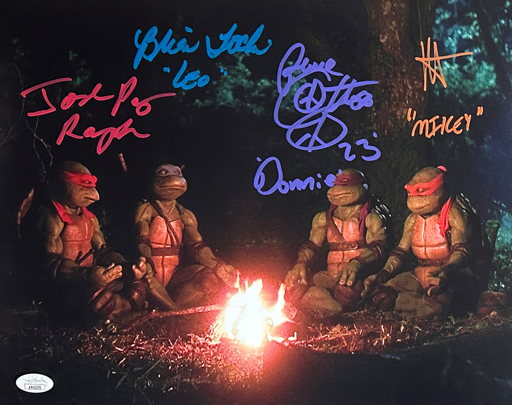 Pais Tochi Feldman Rist autographed signed inscribed 11x14 photo JSA TMNT