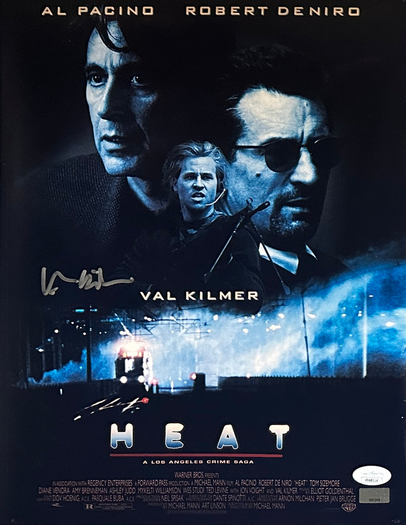 Val Kilmer autographed signed 11x14 photo Heat JSA COA
