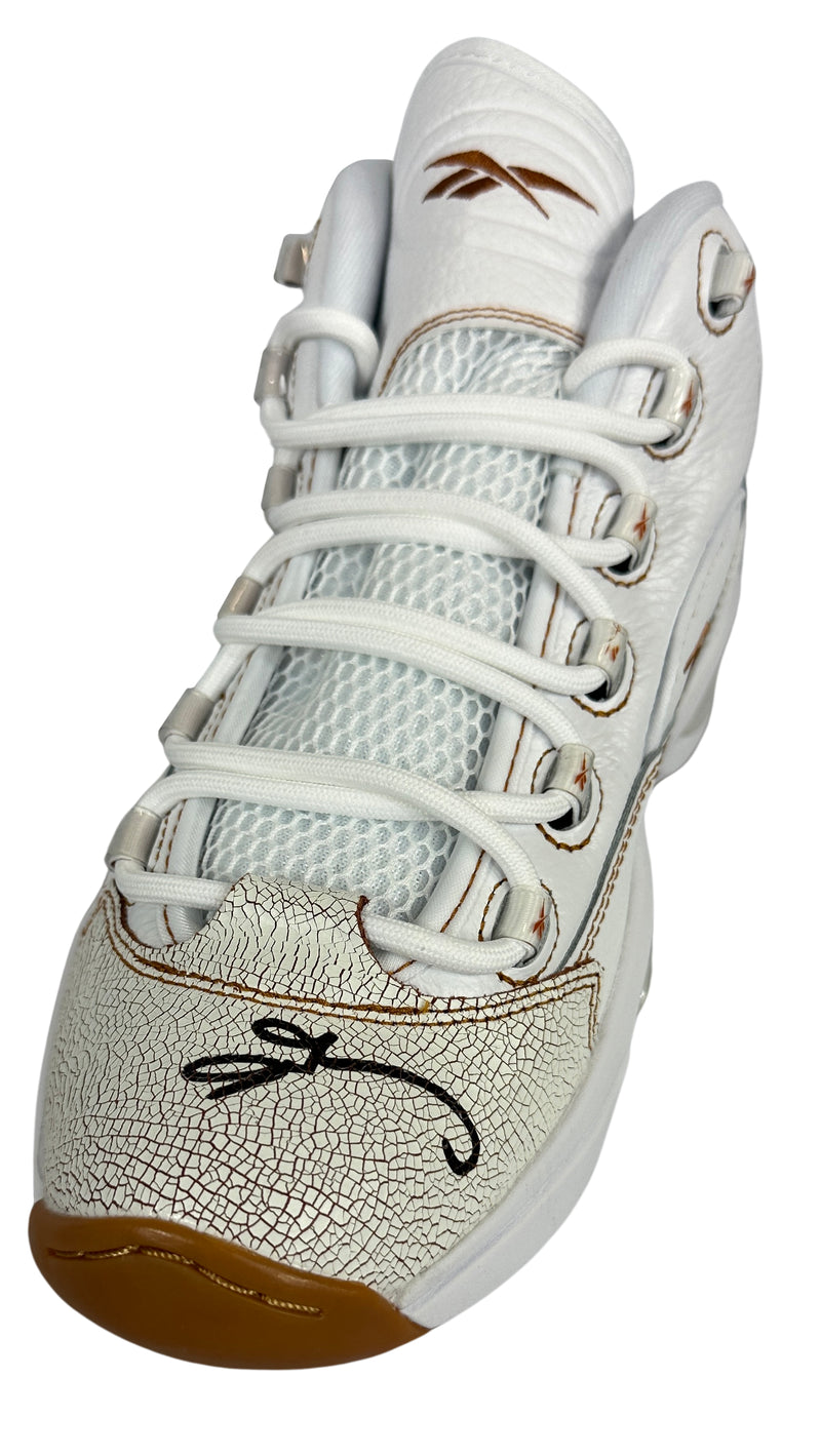 Allen Iverson autographed signed right sneaker Philadelphia 76er's JSA COA