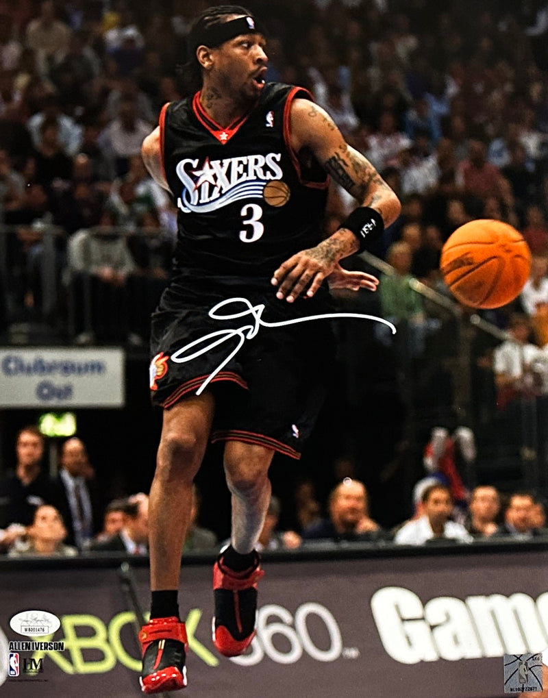 Allen Iverson autographed signed 11x14 photo Philadelphia 76ers NBA JSA COA