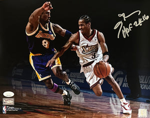 Allen Iverson auto signed inscribed 11x14 photo Philadelphia 76ers NBA JSA