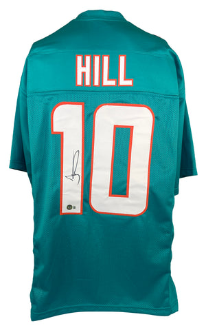 Tyreek Hill autographed signed jersey Blue Pro Style JSA COA