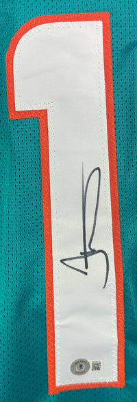 Tyreek Hill autographed signed jersey Blue Pro Style JSA COA