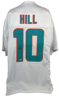 Tyreek Hill autographed signed jersey White Pro Style JSA COA