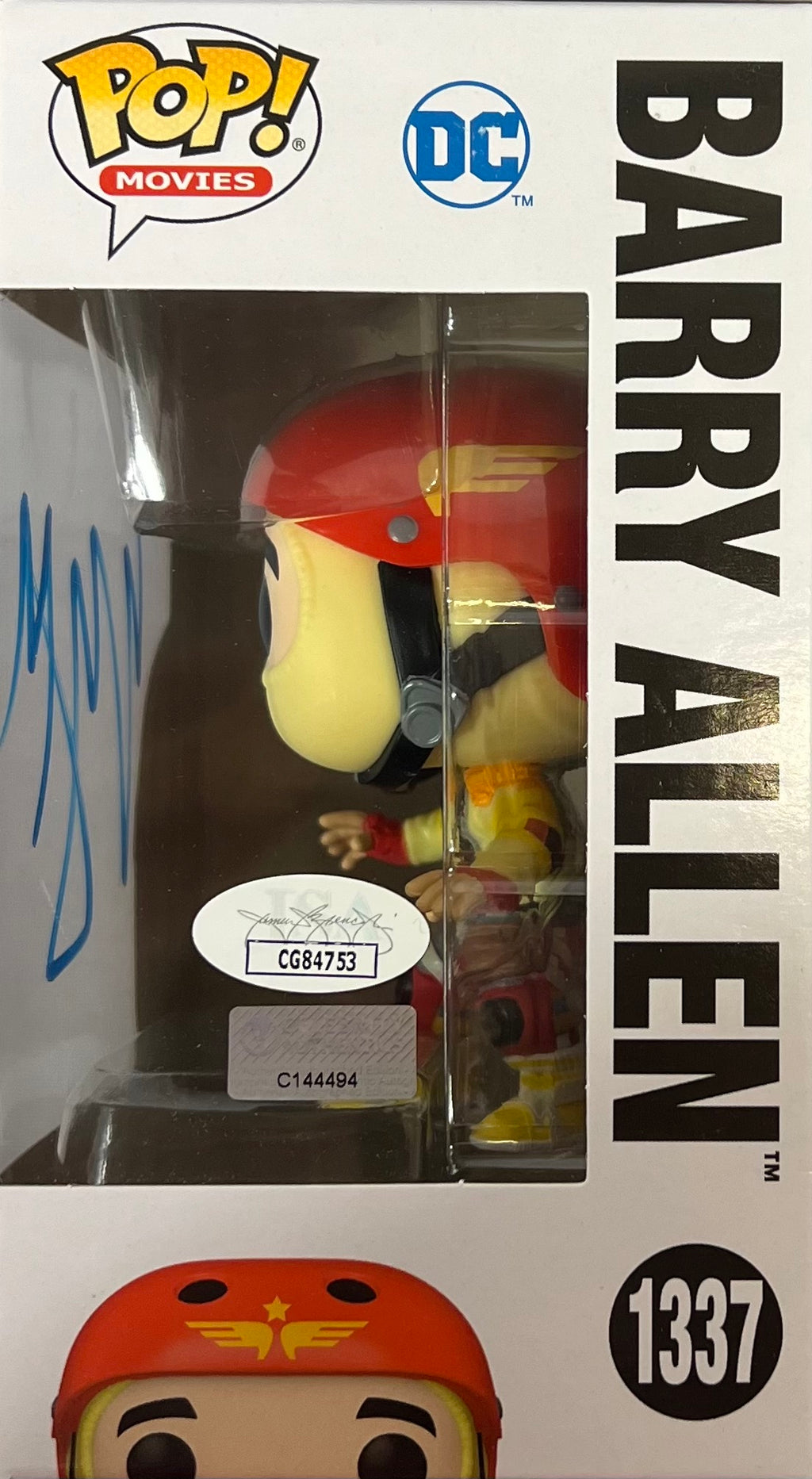 Ezra Miller autographed signed Funko Pop #1337 JSA COA The Flash DC