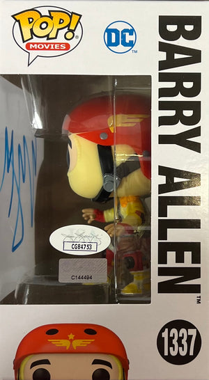 Ezra Miller autographed signed Funko Pop #1337 JSA COA The Flash DC