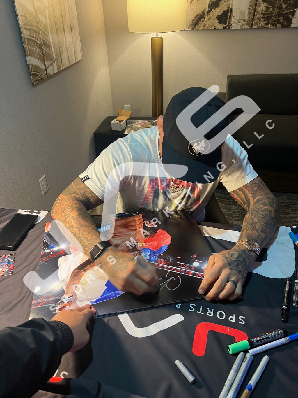 Dustin Poirier signed inscribed 16x20 photo UFC The Diamond JSA Max Holloway