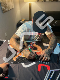 Dustin Poirier signed inscribed 16x20 photo UFC The Diamond JSA Max Holloway