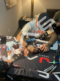 Dustin Poirier signed inscribed 16x20 photo UFC The Diamond JSA Max Holloway