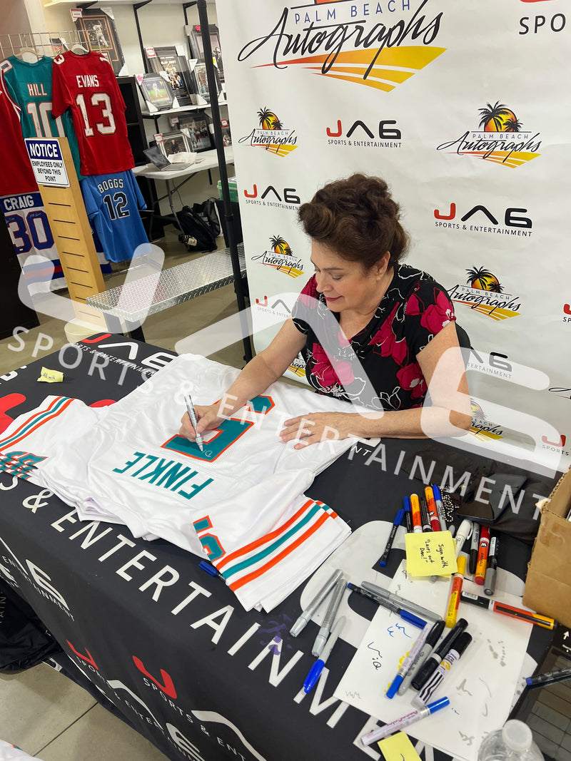 Sean Young signed inscribed jersey Ace Ventura JSA Miami Dolphins Replica Ray Finkle