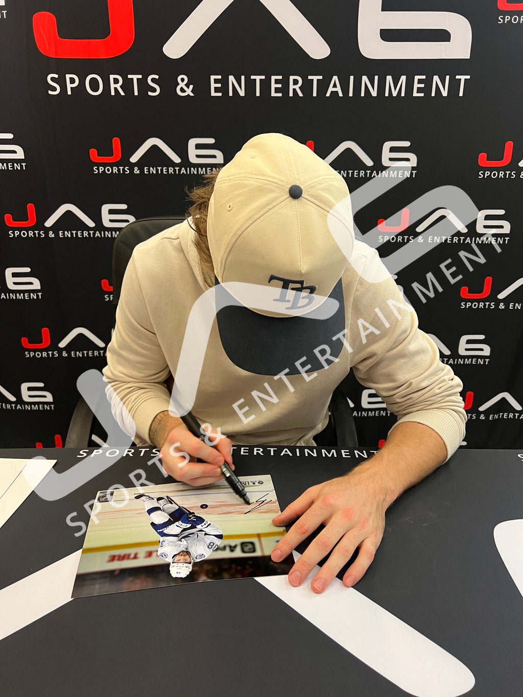 Brandon Hagel autographed signed 8x10 photo NHL Tampa Bay Lightning JSA COA
