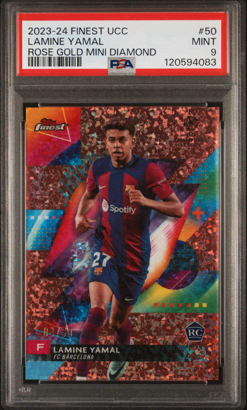 lamine yamal graded card RC 2023-24 Topps Finest Rose Gold Mini Diamond 04/50 PSA – JAG Sports Marketing Pendulum Monster | Yu-Gi-Oh! Size:Mini: 60 single sleeved / 125 unsleeved cards 1/4