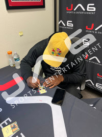 Clinton Portis autographed signed PressPass #13 Miami Hurricanes BAS Encap RC