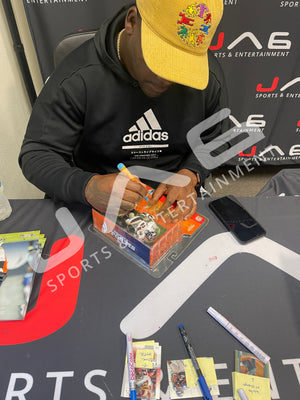 Clinton Portis autographed signed inscribed figure NFL Denver Broncos JSA COA