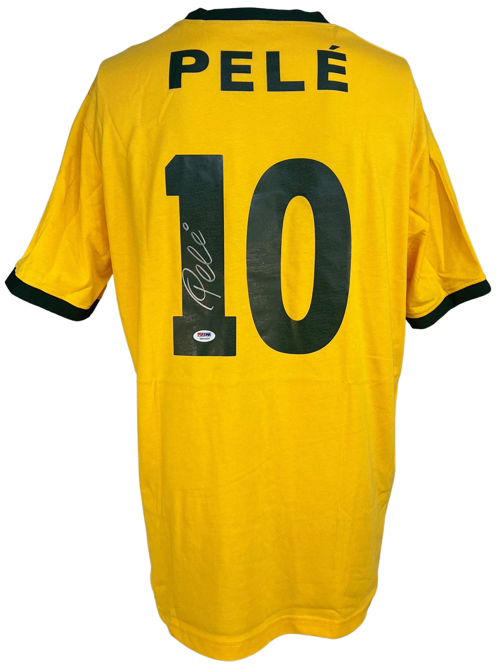 Pele autographed signed jersey World Cup Brazilian national team PSA COA