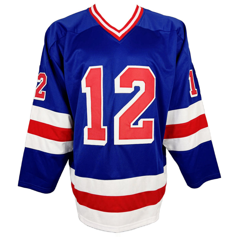 Lee Stempniak autographed signed jersey NHL New York Rangers JSA COA