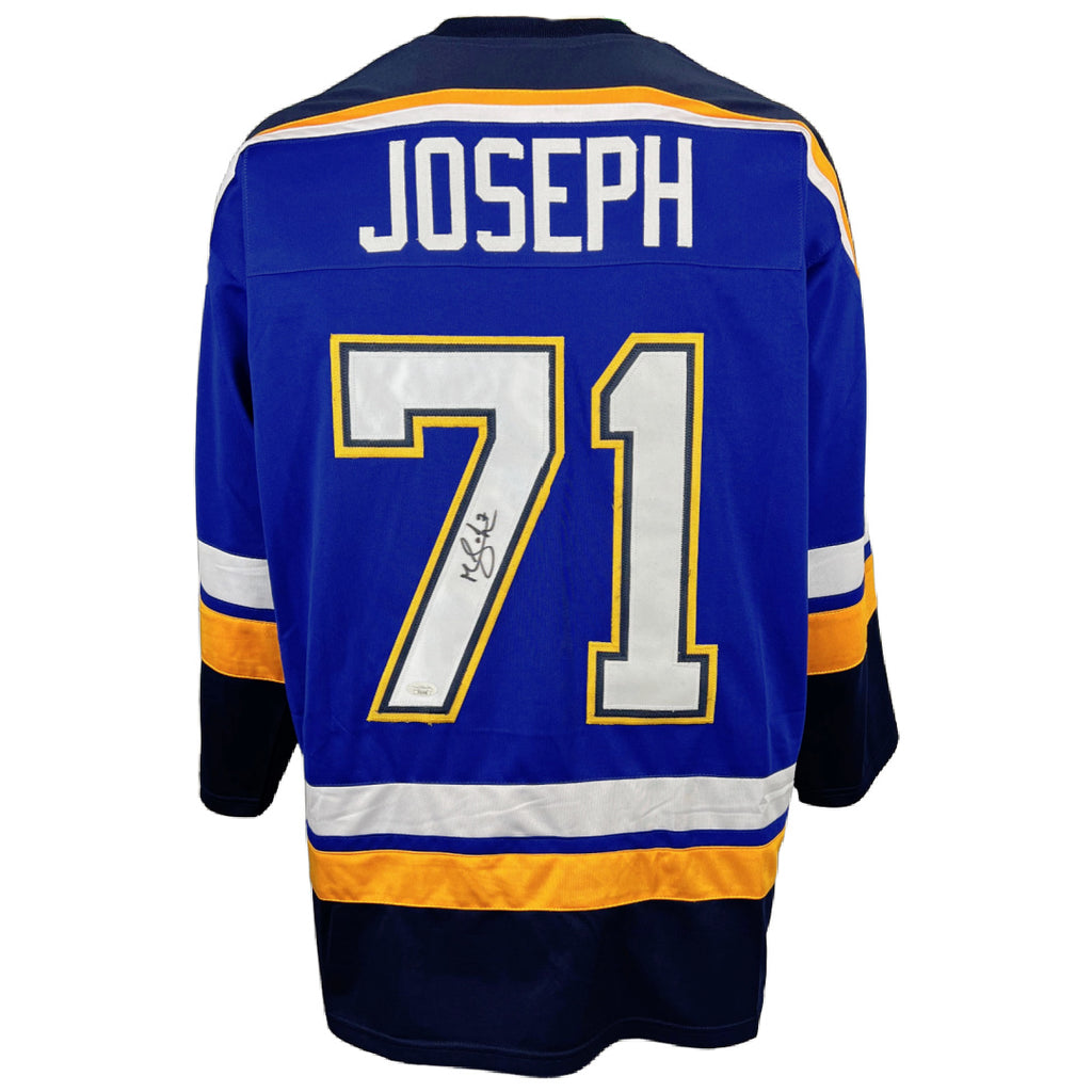 Mathieu Joseph autographed signed professional jersey JSA COA