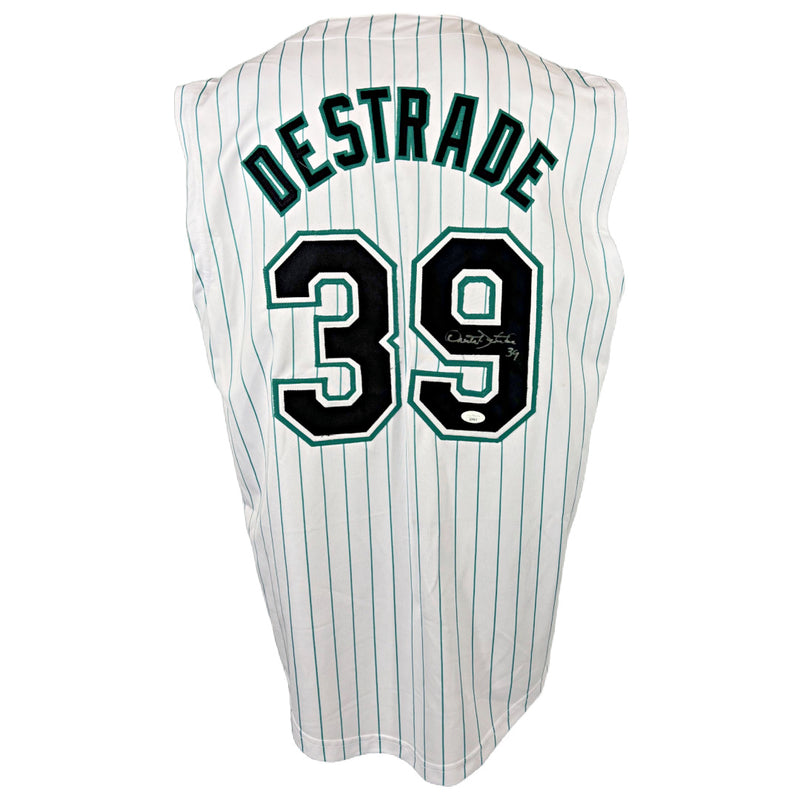 Orestes Destrade autographed signed jersey MLB Florida Marlins JSA COA