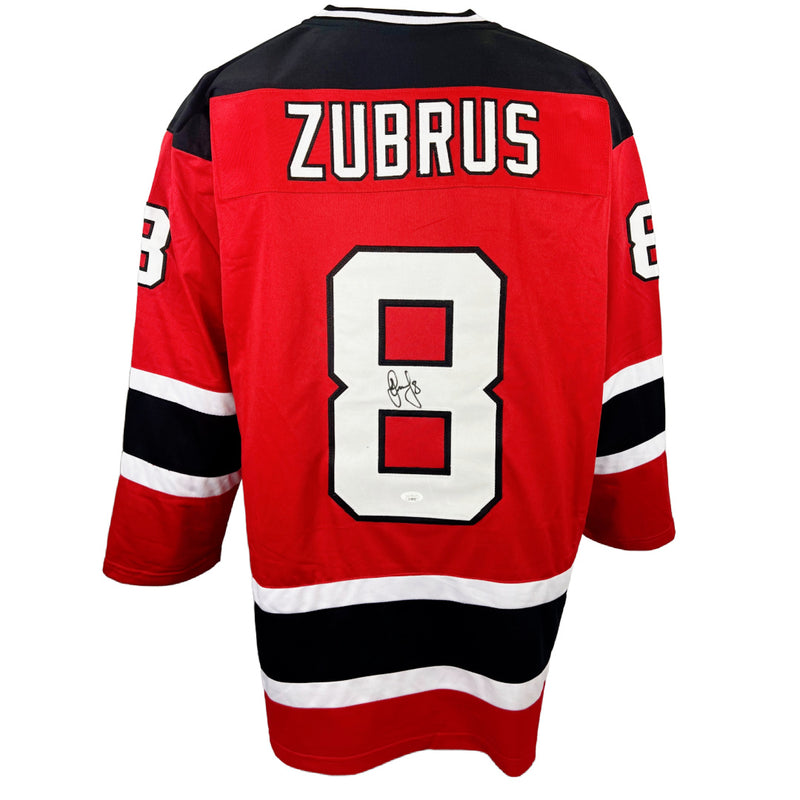 Dainius Zubrus signed autographed professional jersey JSA COA