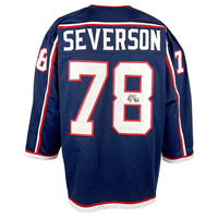 Damon Severson autographed signed professional jersey JSA COA