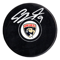 Sam Bennett autographed signed puck NHL Florida Panthers JSA COA