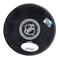 Sam Bennett autographed signed puck NHL Florida Panthers JSA COA