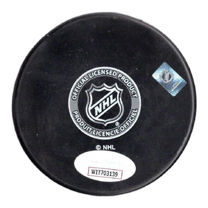 Sam Bennett autographed signed puck NHL Florida Panthers JSA COA