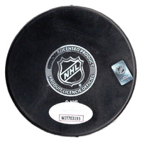 Sam Reinhart autographed signed puck NHL Florida Panthers JSA COA