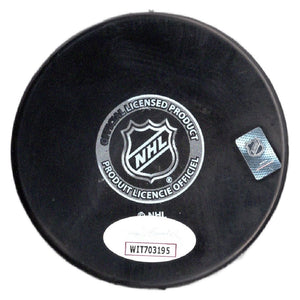 Sam Reinhart autographed signed puck NHL Florida Panthers JSA COA