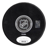 Connor McMichael autographed signed inscribed puck NHL Washington Capitals JSA
