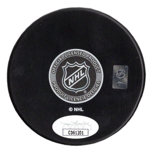 Connor McMichael autographed signed inscribed puck NHL Washington Capitals JSA
