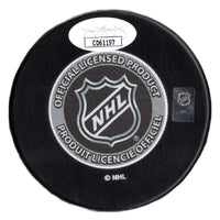 Connor McMichael autographed signed inscribed puck NHL Washington Capitals JSA