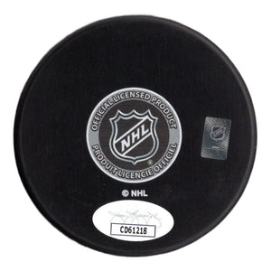 Connor McMichael autographed signed puck NHL Washington Capitals JSA COA