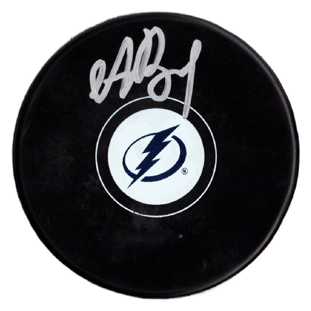 Andrei Vasilevskiy autographed signed puck Tampa Bay Lightning JSA COA