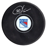 Chris Kreider autographed signed puck NHL New York Rangers JSA COA
