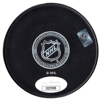 Mika Zibanejad autographed signed puck NHL New York Rangers JSA COA