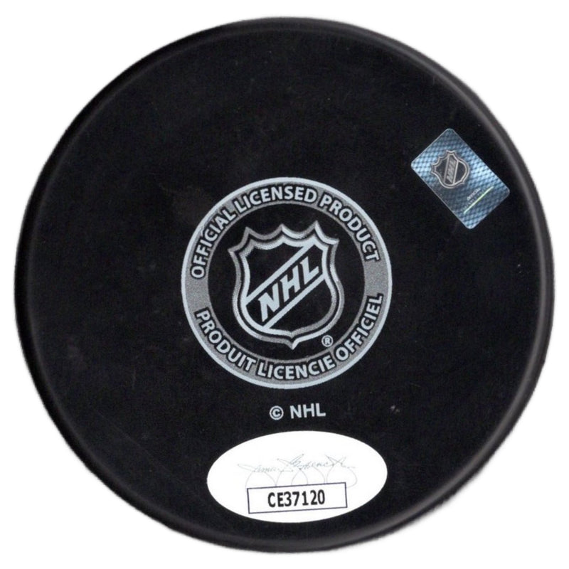 Chris Kreider autographed signed puck NHL New York Rangers JSA COA