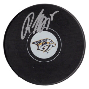 Roman Josi autographed signed puck NHL Nashville Predators JSA COA