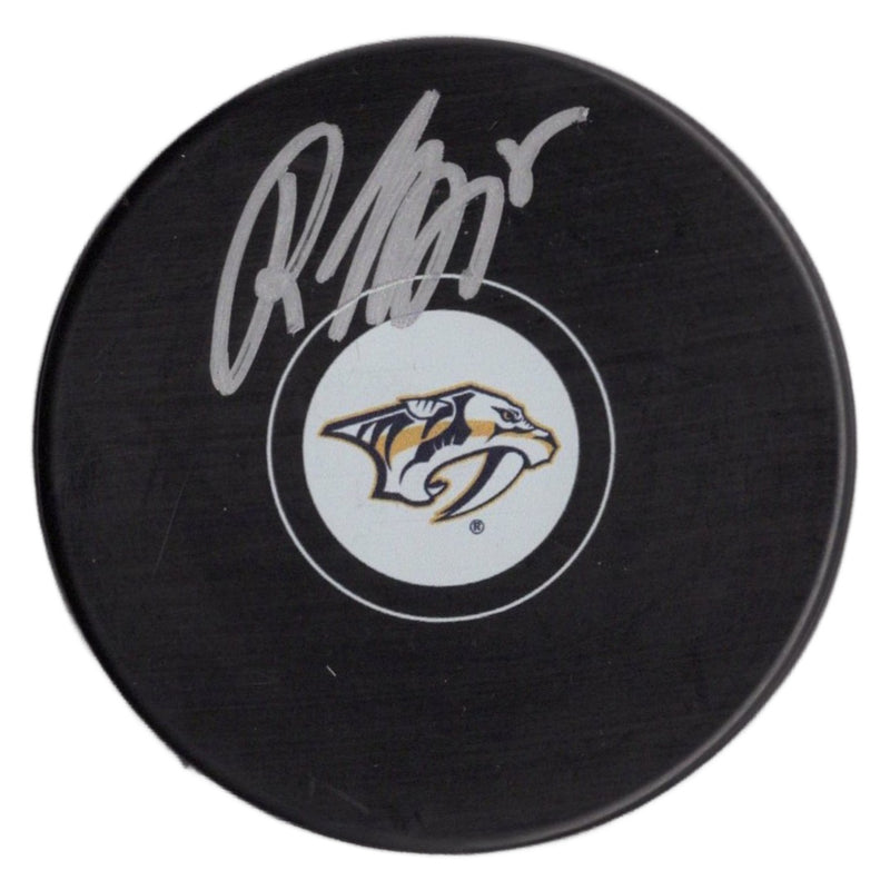 Roman Josi autographed signed puck NHL Nashville Predators JSA COA