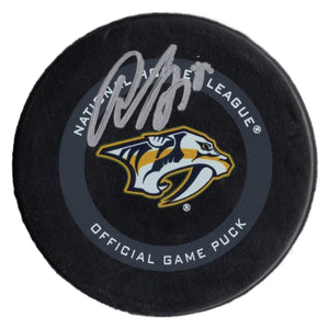 Roman Josi autographed signed Official Game puck NHL Nashville Predators JSA COA