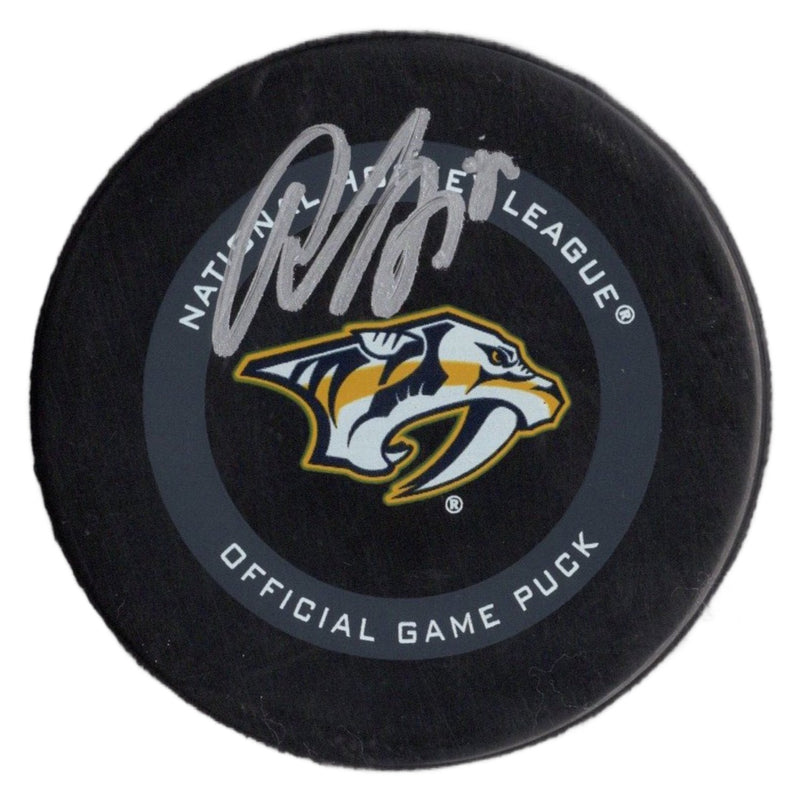 Roman Josi autographed signed Official Game puck NHL Nashville Predators JSA COA