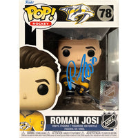 Roman Josi autograph signed funko pop #78 Nashville Predators JSA