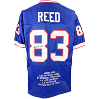 Andre Reed autographed signed inscribed jersey NFL Buffalo Bills JSA COA