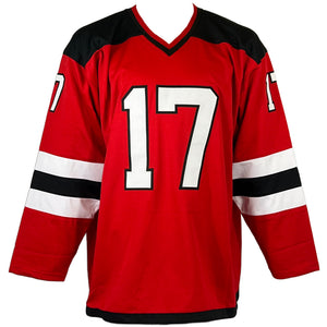 Simon Nemec signed autographed jersey New Jersey Devils JSA COA