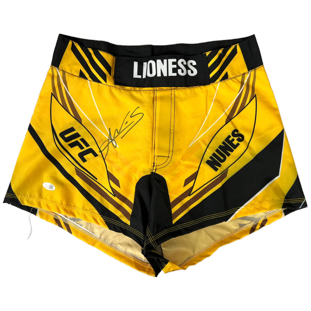 Amanda Nunes autographed signed shorts UFC Lioness BAS